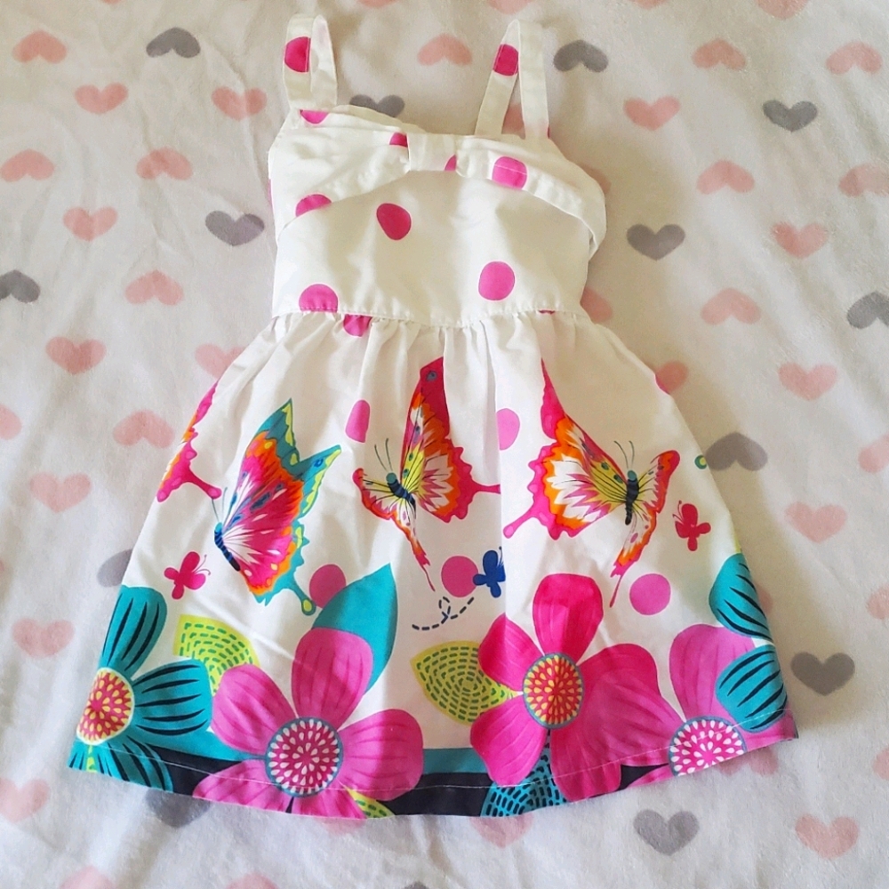 Floral Sleeveless dress Size 12m
